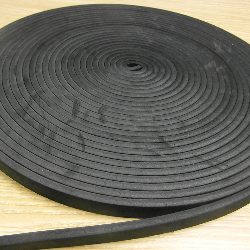 CR neoprene foam strip Narrow Width Non-Adhesive CR Neoprene Foam Roll Strips