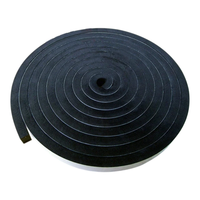 CR neoprene foam strip Self-Adhesive Black CR Neoprene Foam Roll Strips