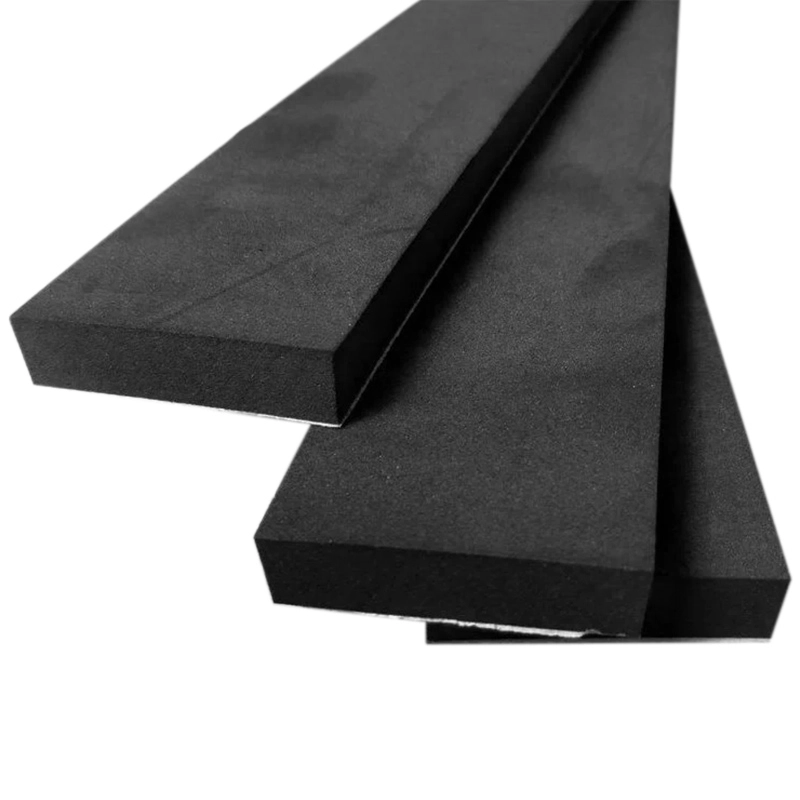 CR neoprene foam strip Thickened Black Flat Self-Adhesive CR Neoprene Foam Strips