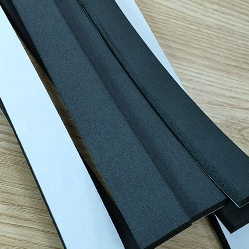 EPDM foam strip Flat single sided adhesive closed cell EPDM foam sealing strip