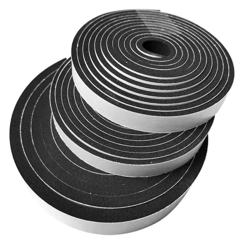 EPDM foam strip Single sided adhesive closed cell EPDM foam sealing strip