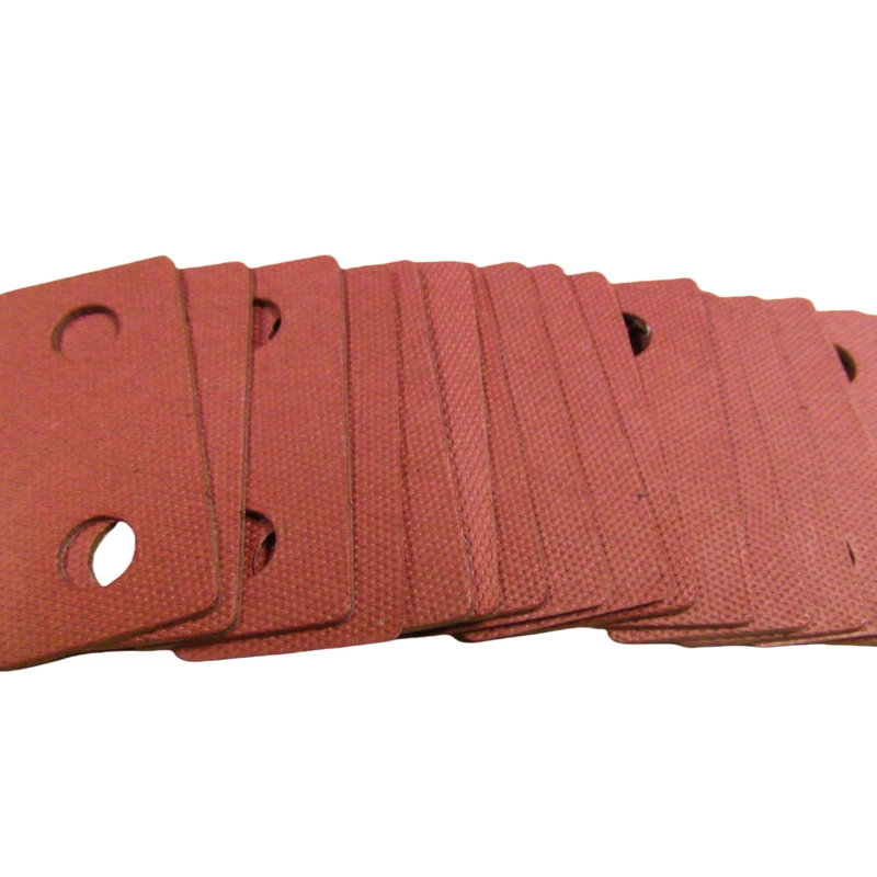 Fish Paper Rectangular Single Hole Fish Paper Insulation Sheets Bulk Supply