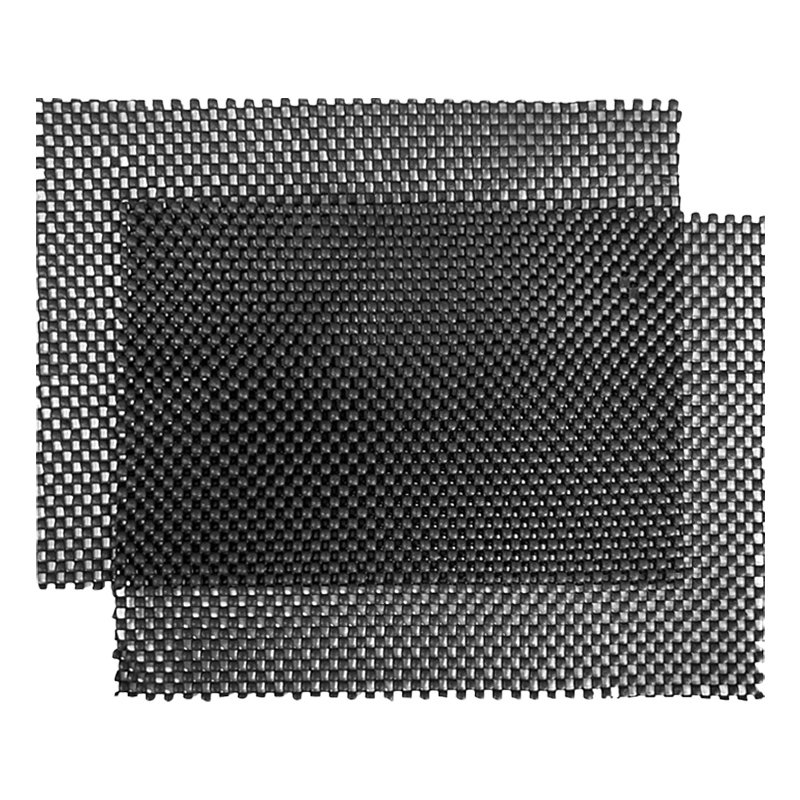 PVC mesh foam pad Black Square Grid PVC Mesh Foam Flat Sheets Custom Cut