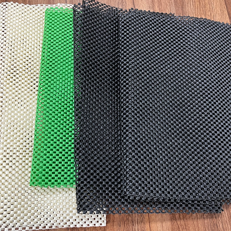 PVC mesh foam pad Multi-Color Square Grid PVC Mesh Foam Sheets White Green Black Stock