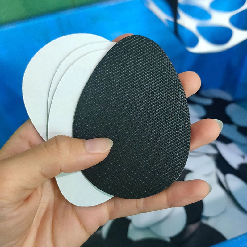 Rubber Pad Grid Texture Irregular Self-Adhesive Silicone Rubber Anti-Slip Discs
