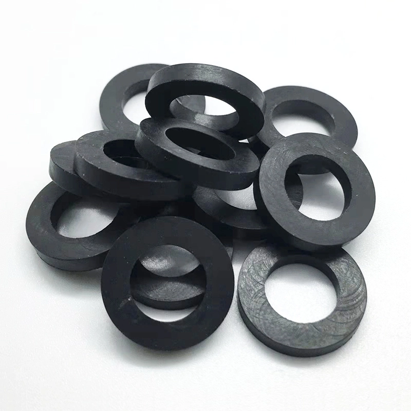 Rubber Pad Hollow Ring Silicone Rubber Sealing Gaskets Custom Size