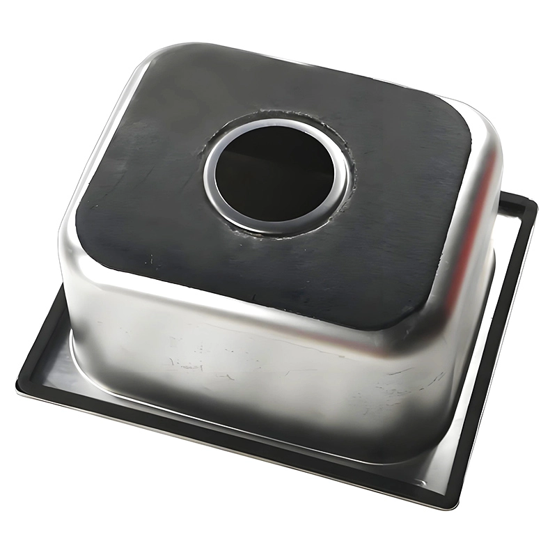 Rubber Pad Integrated Square Sink Silencer Rubber Base Mats For Stainless Steel Basin Shock Absorption