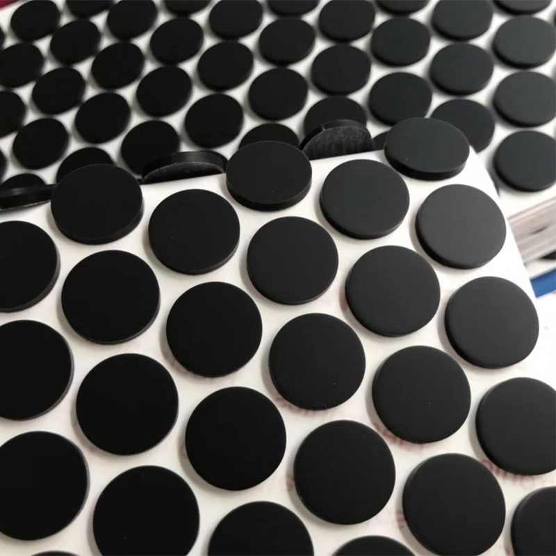 Rubber Pad Small Solid Round Silicone Rubber Anti-Slip Pads Mass Supply