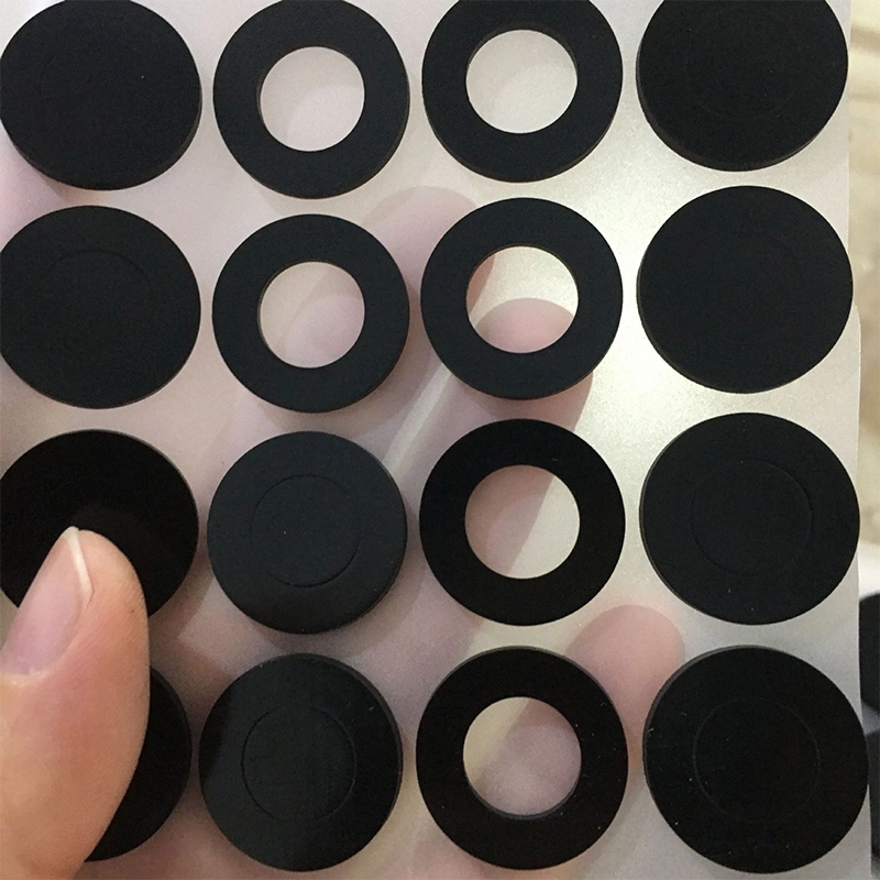 Silicone Pad Mixed Solid & Hollow Ring Silicone Washers Custom Size
