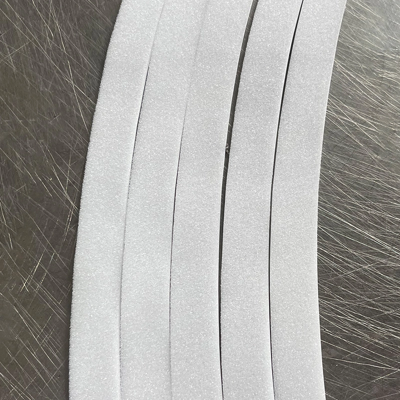 pu sponge pad White Slim Long PU Sponge Strips