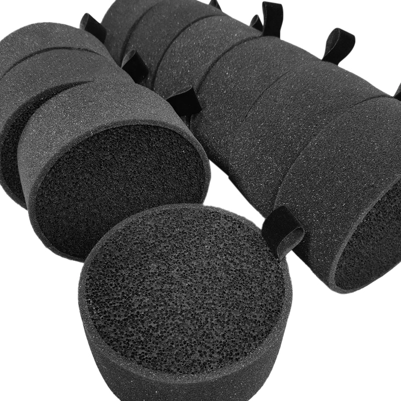 Activated Carbon Filter Cotton, cylindrical activated carbon filter cotton piece