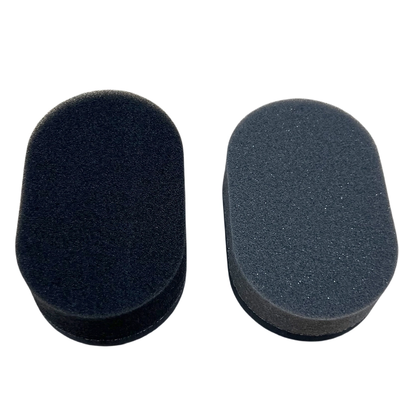 Blackboard Whiteboard Eraser, black and dark grey oval foam eraser