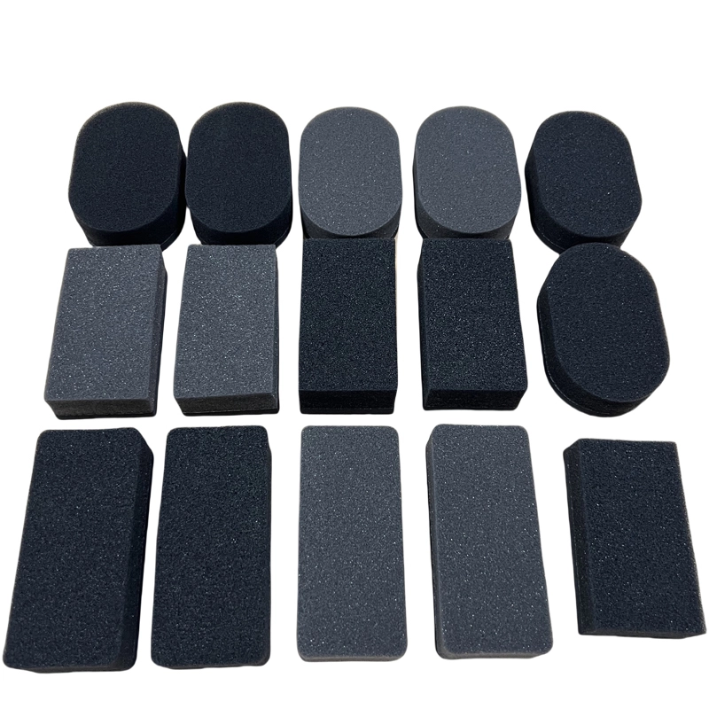 Blackboard Whiteboard Eraser, black and grey multi‑shape foam eraser assortment