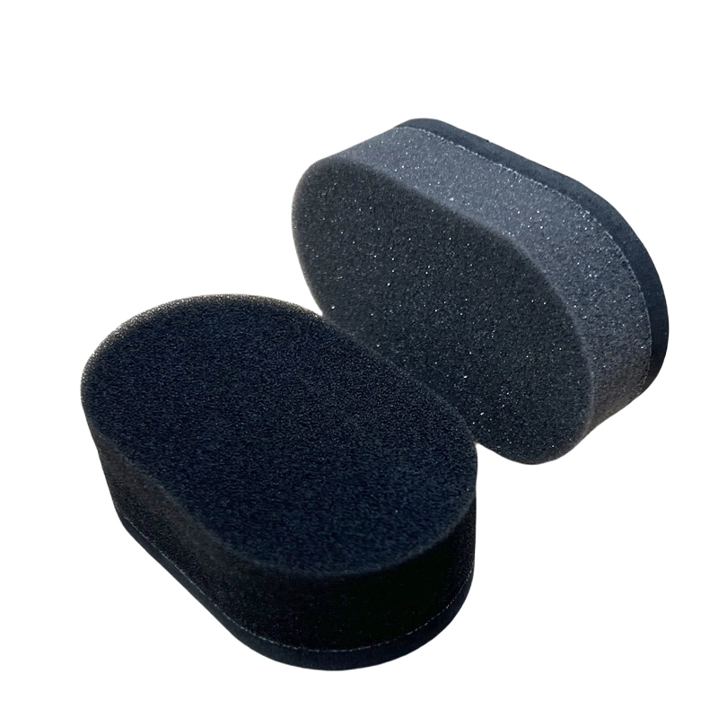 Blackboard Whiteboard Eraser, black‑grey oval foam eraser