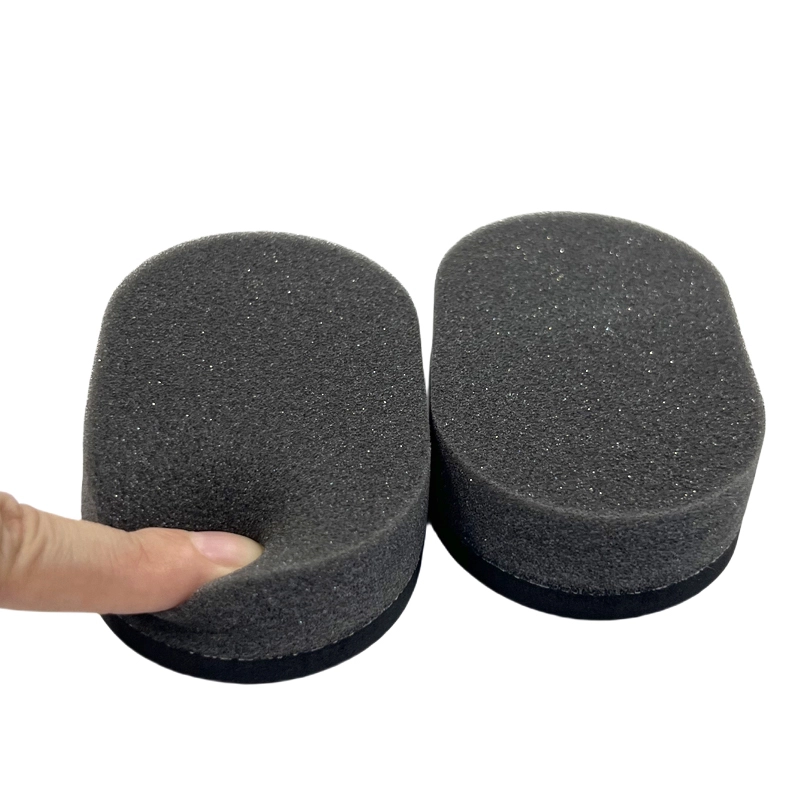Blackboard Whiteboard Eraser, grey oval soft‑texture foam eraser
