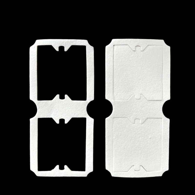 Ceramic fiber socket fireproof pad, dual‑cavity combined fireproof frame gasket