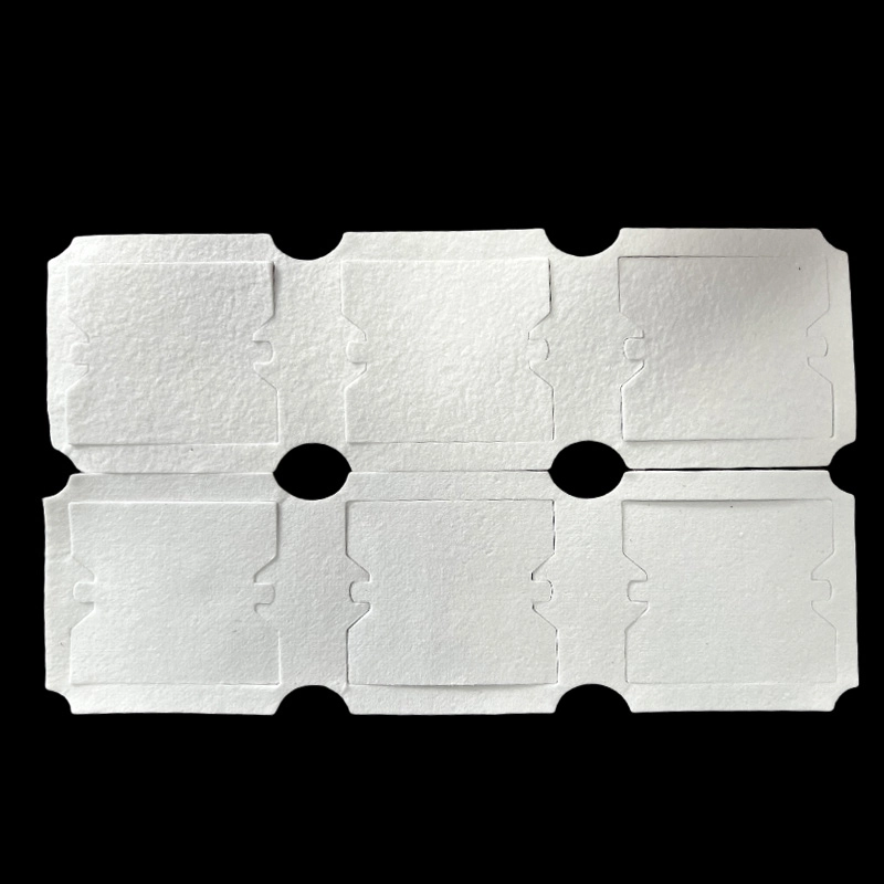 Ceramic fiber socket fireproof pad, multi‑unit integrated connecting fireproof gasket