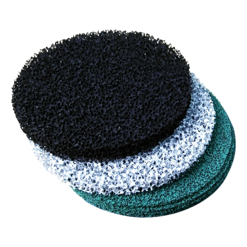 Die‑cut round cold catalyst filter cotton pad in multiple hues