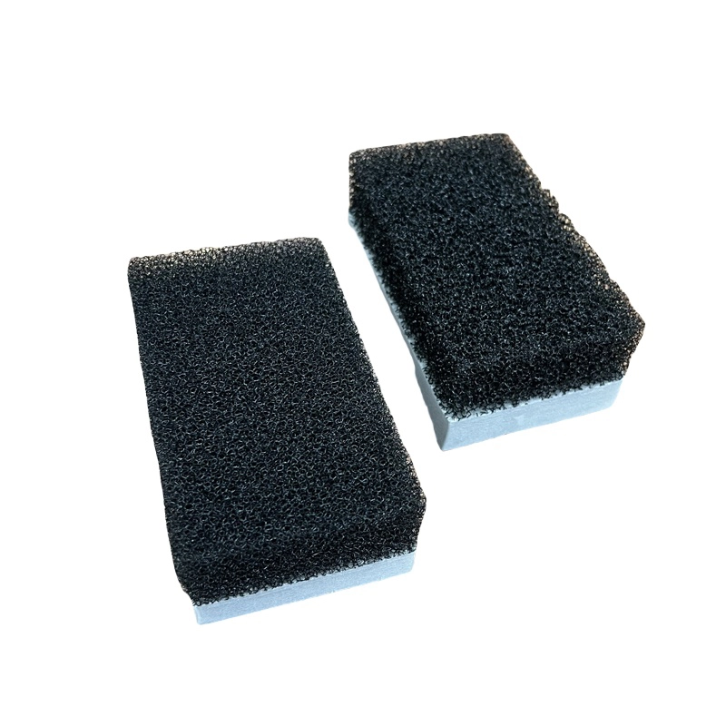 Crystal Sponge Eraser, black‑white rectangular sponge eraser