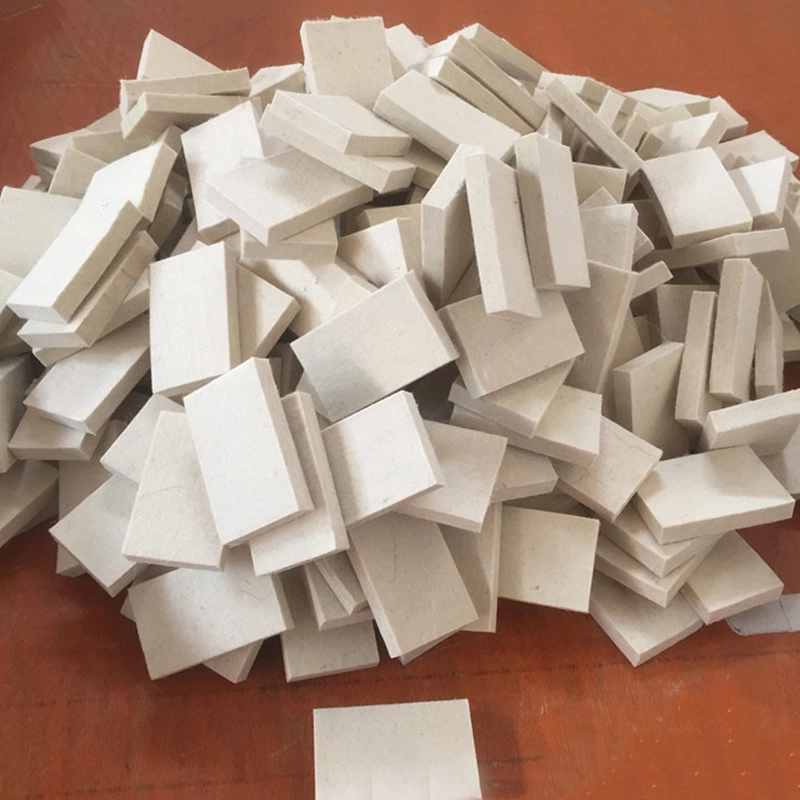 Felt sealing strip, processed white felt block