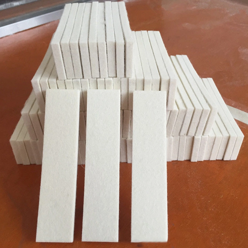 Felt sealing strip, solid block felt gasket