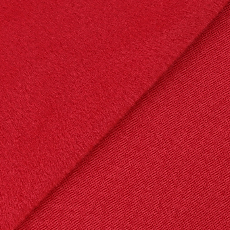 Gauze, bright red plush gauze fabric sheet