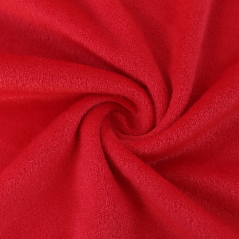 Gauze, twisted bright red gauze fabric display sample