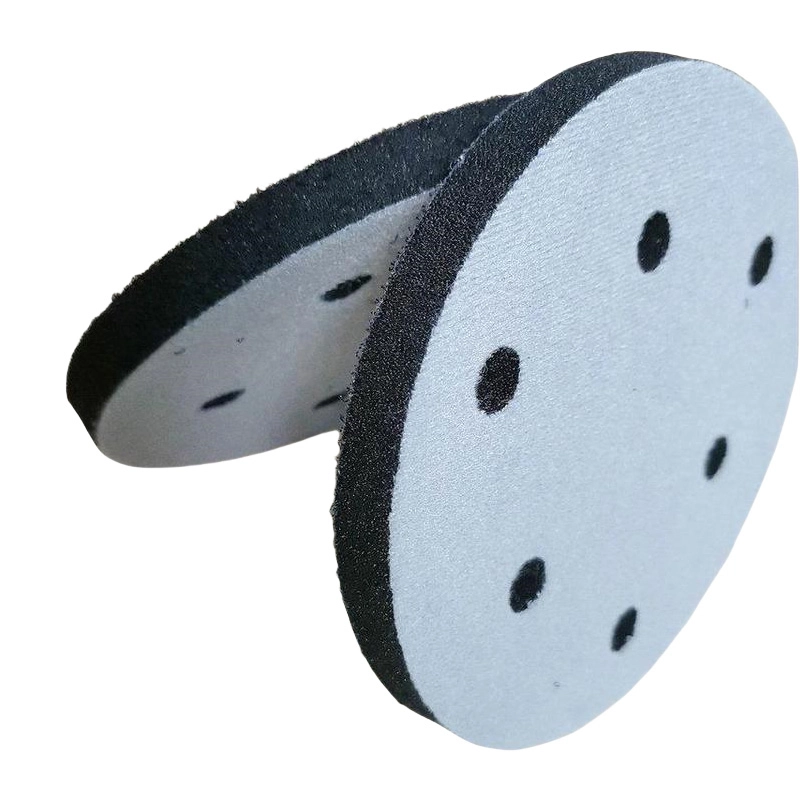 Grinding Pad, black‑white circular hook and loop grinding pad