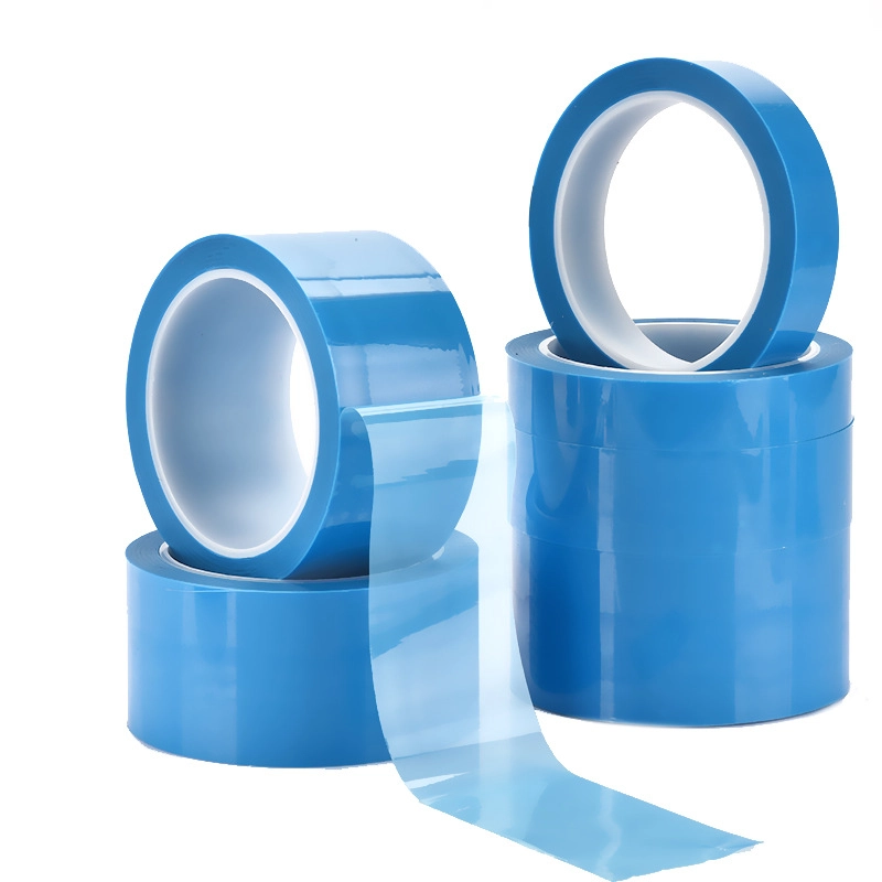 High‑Viscosity Double‑Sided Tape, deep‑blue‑body roll‑form adhesive tape