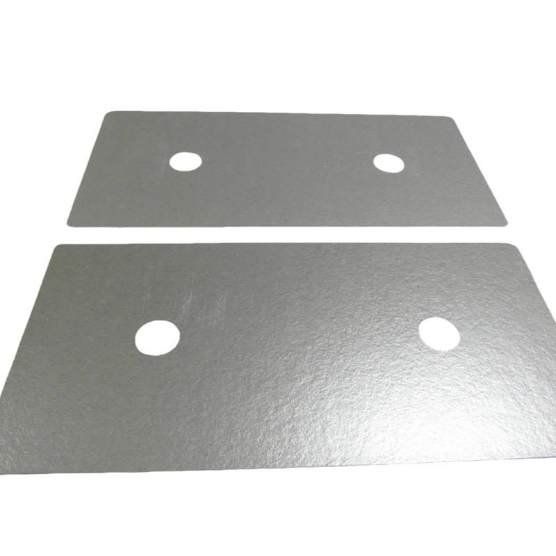 Mica Sheet, die‑cut mica insulation sheet with circular holes