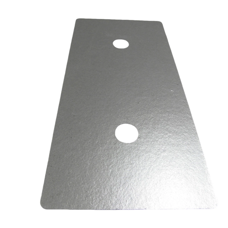 Mica Sheet, single‑piece die‑cut mica sheet with double circular holes