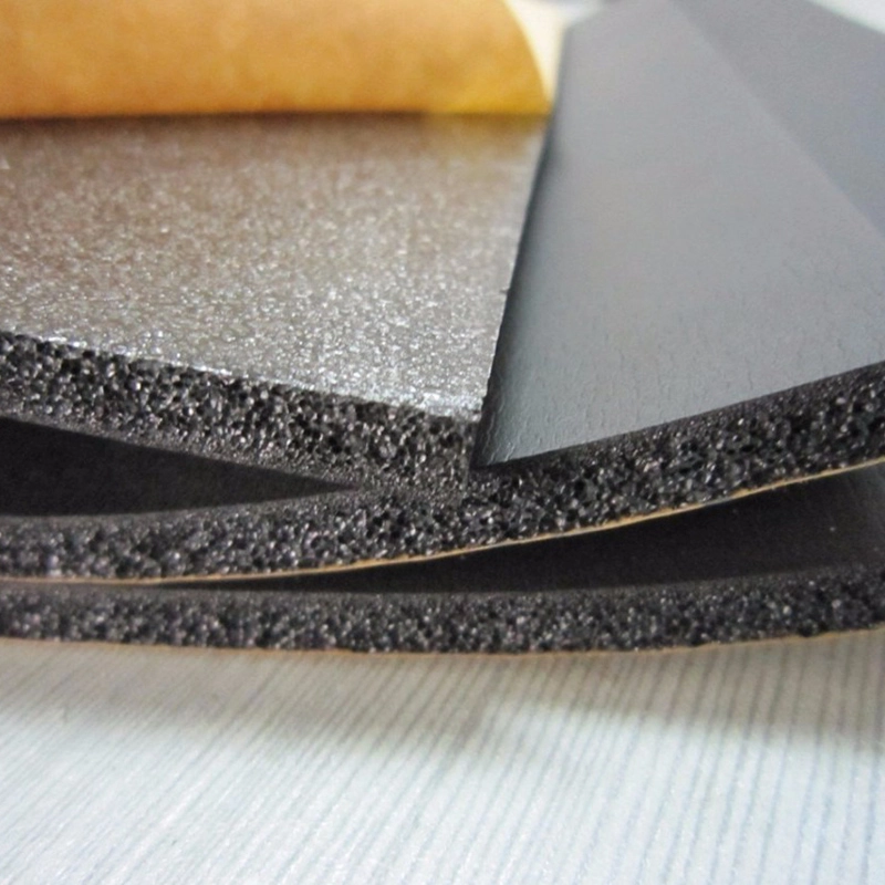 NBR slow rebound foam strip, self-adhesive foam sheet material