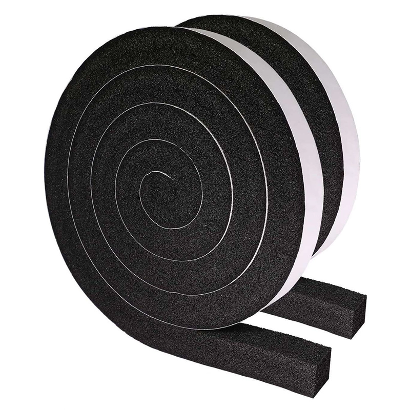 Self-adhesive NBR slow rebound foam strip for industrial equipment sealing