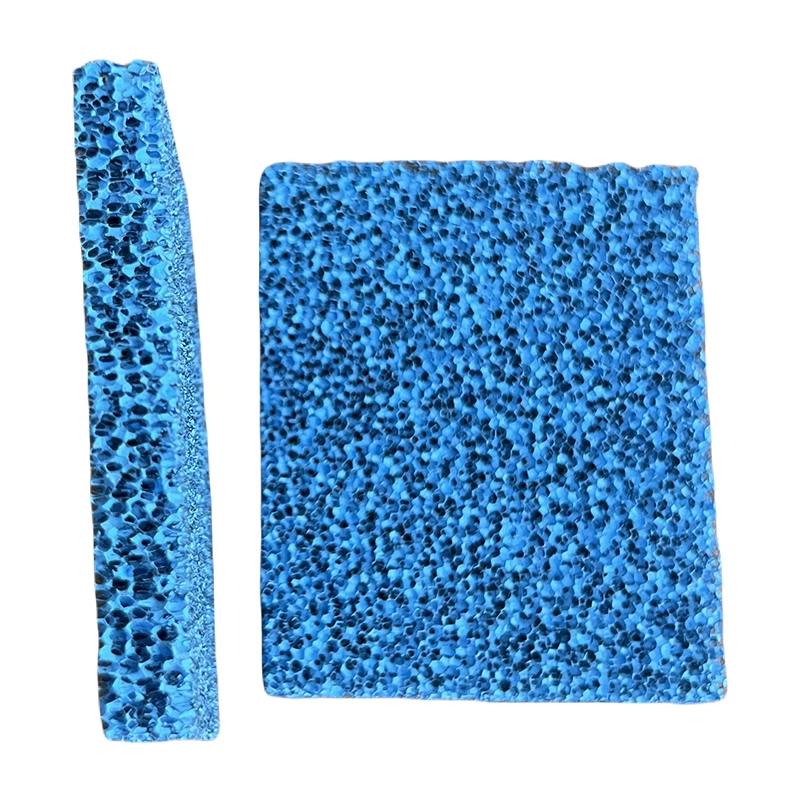 Negative Ion Filter Cotton, square negative ion filter cotton with section view
