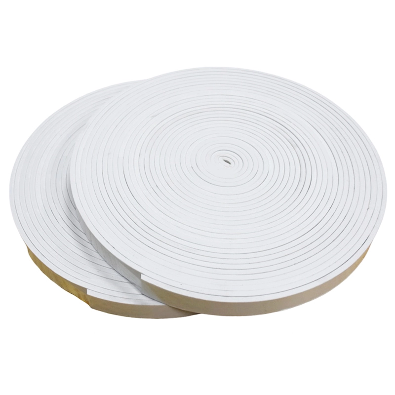 PE foam strip, white single side adhesive PE foam seal