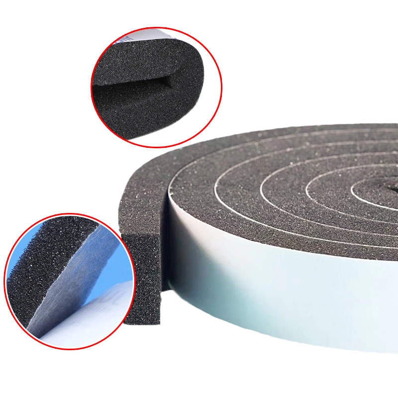 PU foam strip, cross-section display self-adhesive PU foam strip