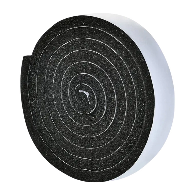 PU foam strip, flat edge self-adhesive PU foam strip