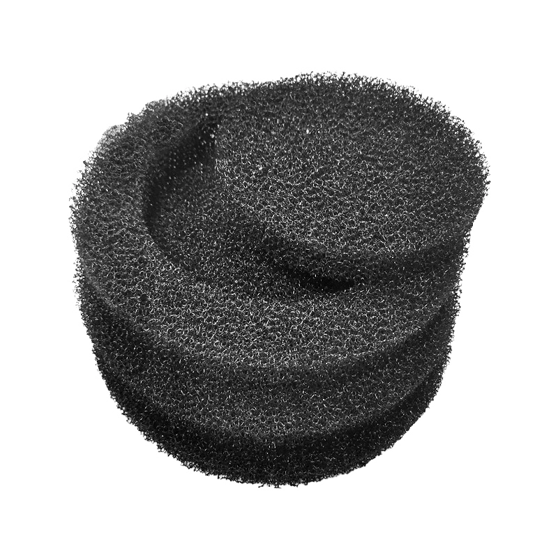 Polyurethane Filter Cotton, black circular layered polyurethane filter cotton pad