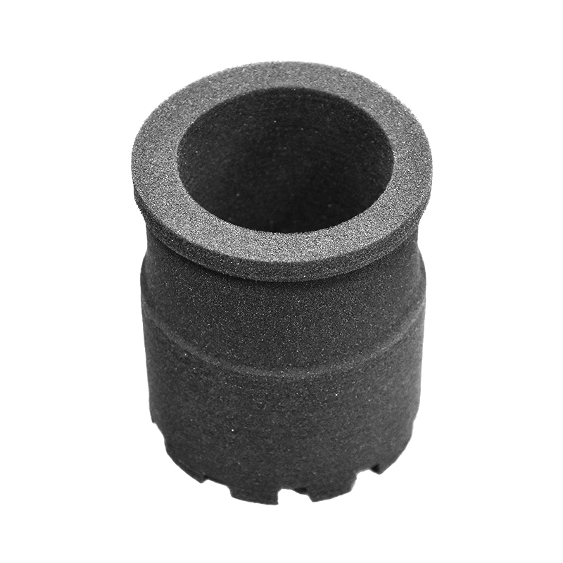 Polyurethane Filter Cotton, black cylindrical cup‑shaped polyurethane filter cotton