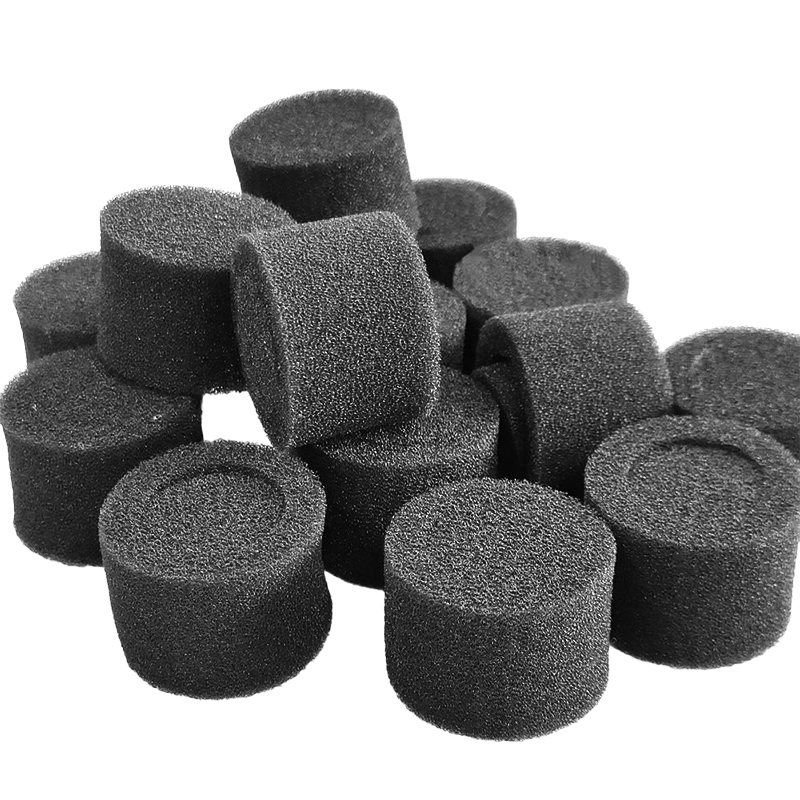 Polyurethane Filter Cotton, black cylindrical polyurethane filter cotton piece