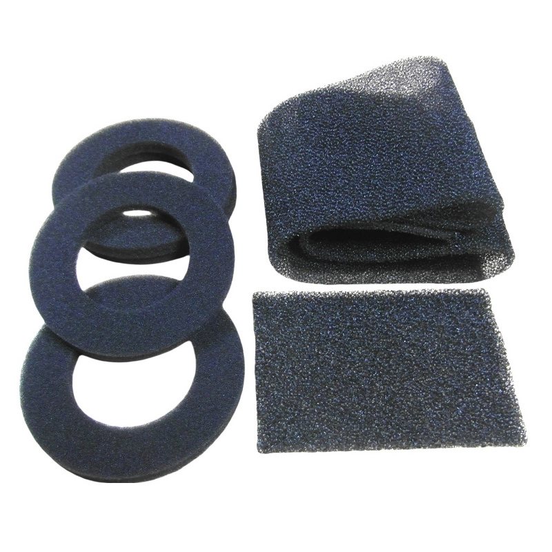 Polyurethane Filter Cotton, black mixed‑form polyurethane filter cotton kit