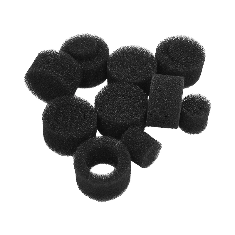 Polyurethane Filter Cotton, black special‑shaped polyurethane filter cotton fittings