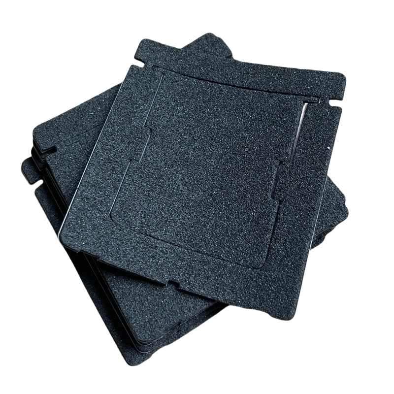 Rubber‑plastic socket fireproof Pad, integral grooved fireproof insulating gasket
