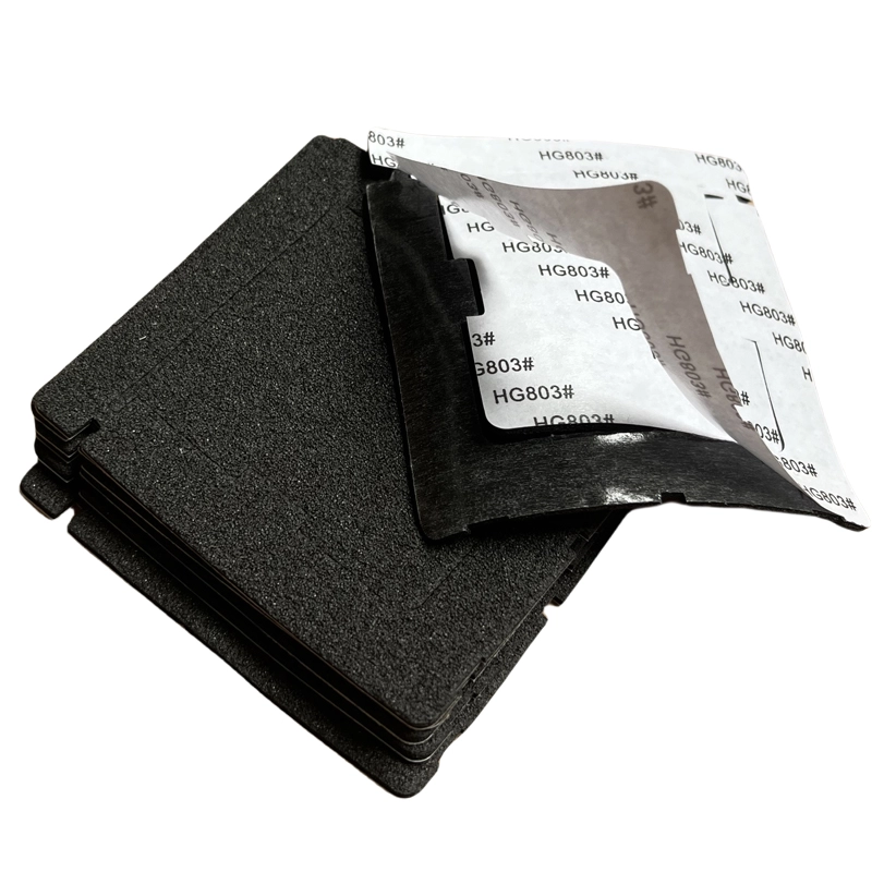 Rubber‑plastic socket fireproof Pad, partial‑exposed release liner adhesive fireproof gasket