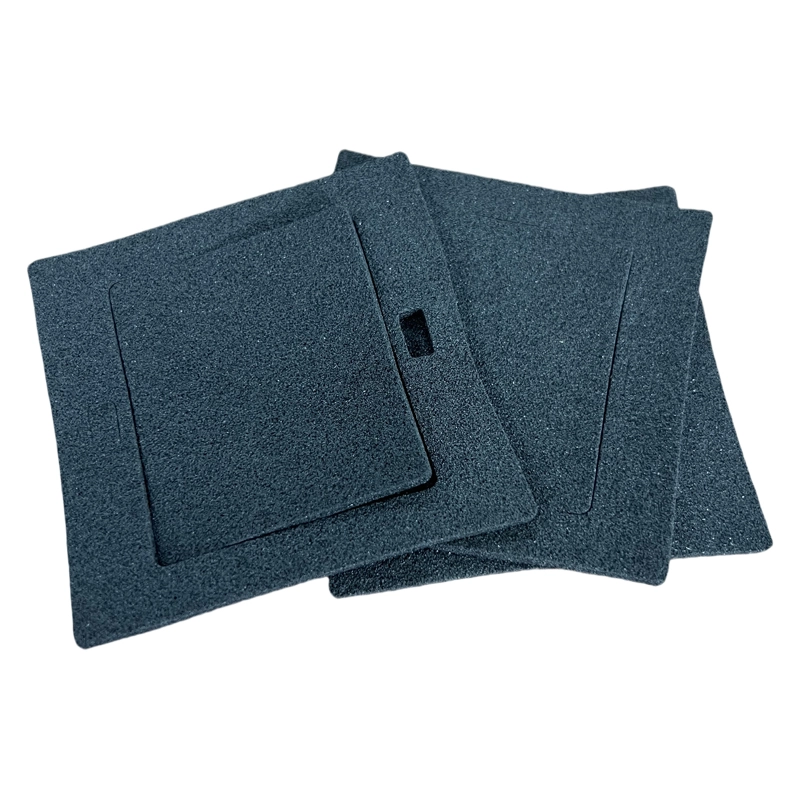 Rubber‑plastic socket fireproof Pad, square hollow cutout fireproof insulation gasket