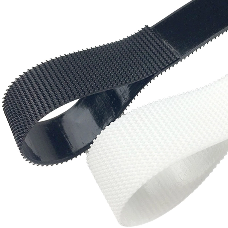 Velcro, black and white velcro hook‑loop strip